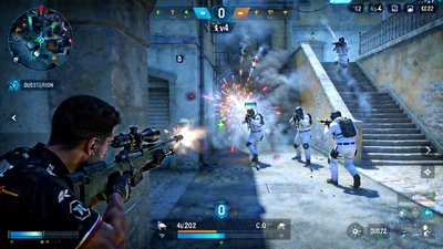 CS2 Major赛事精彩残局1v4镜头